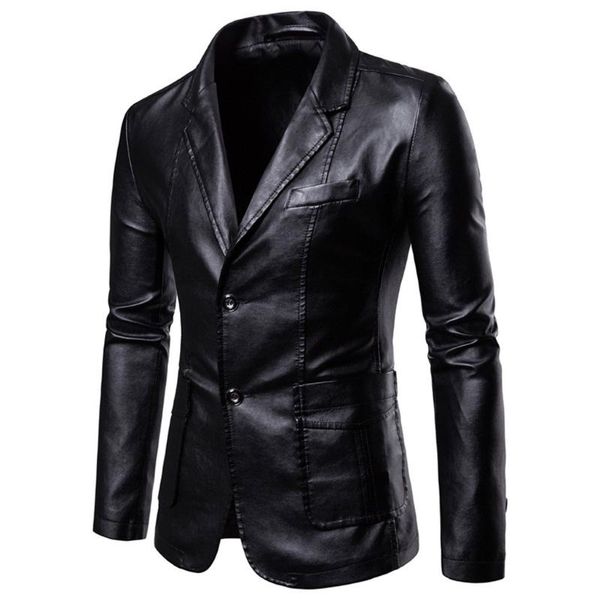 

blazer mens jacket suit wedding party vintage leather dress solid suit slim fit blazer jacket men streetwear costume coat, White;black