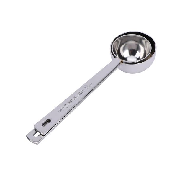 

15ml 30ml multifunctionx coffee scoop measuring scoop spoon cup ground stainless steel coffee tablespoon measuring spoon h jllohq
