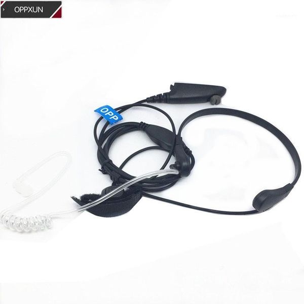 

laryngeal controlled airborne headphones for motorola gp328 gp320 gp329 gp338 gp339 gp340 gp360 gp380 walkie talkie1