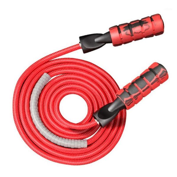 

jump ropes braided double bearing adjustable sport lose weight exercise gym fitness skipping rope anti slip foam handle1
