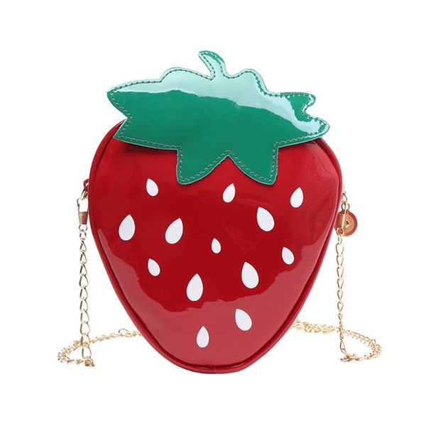

girls strawberry crossbody bag cute design satchel shoulder bag shopping totes casual daily messenger bags purse phone pouch