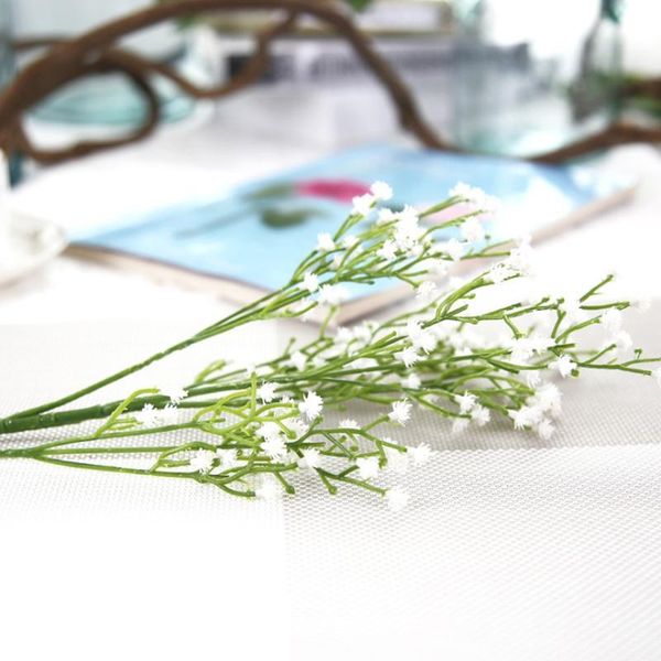 

6 пучков искусственные растения gypsophila домашний декор цветочная композиция бонсай diy декоративный цветочный горшок поддельные цветы деш