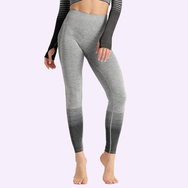 

women fitness seamless stripe training leggings women pants solid high waist workout exercise leggings pants plus size jeggings, Black