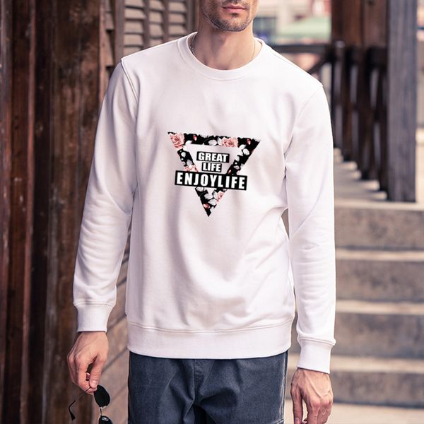 

mens printed sweatshirts 2020 new arrival fashion letter printed clothing pattern diy sweatshirts mens hoodies sale, Black