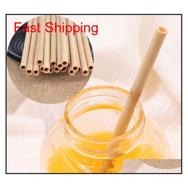 

straw bamboo reusable 20cm organic bamboo drinking straws natural wood straws for party birthda qylkfs item_home