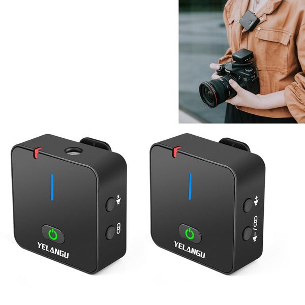 

yelangu mx5 24g live broadcast interview shooting wireless recording microphone