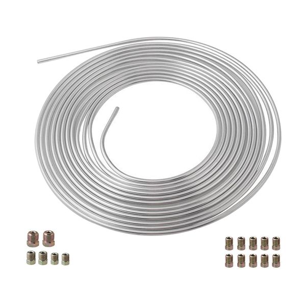

универсальный никель brake line нкт kit 3/16 od 25 foot coil ролл все фитинги размер