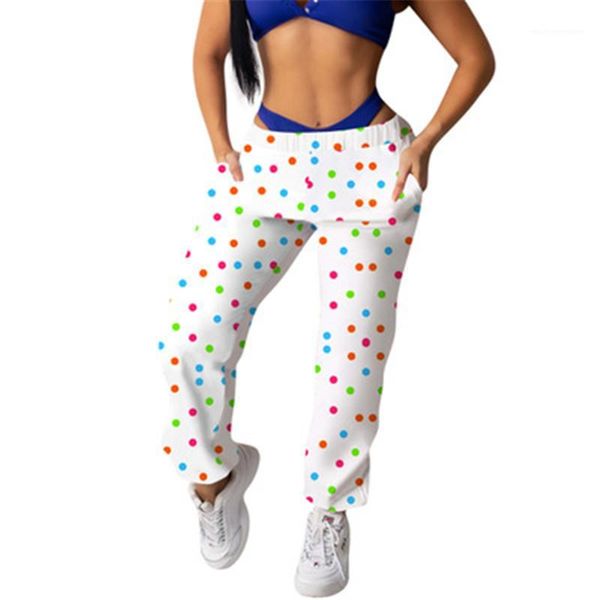 

long pants fashion trend elastic waist casual sport jogger trousers female spring new loose straight sweatpant women butterfly pattern, Black;white