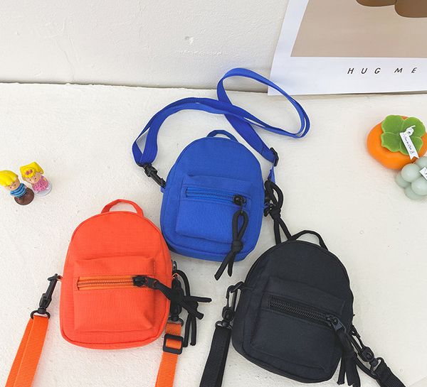 

boys canvas handbags kids messenger bag children all-matching casual bags fashion girls single shoulder purse q5081, Black