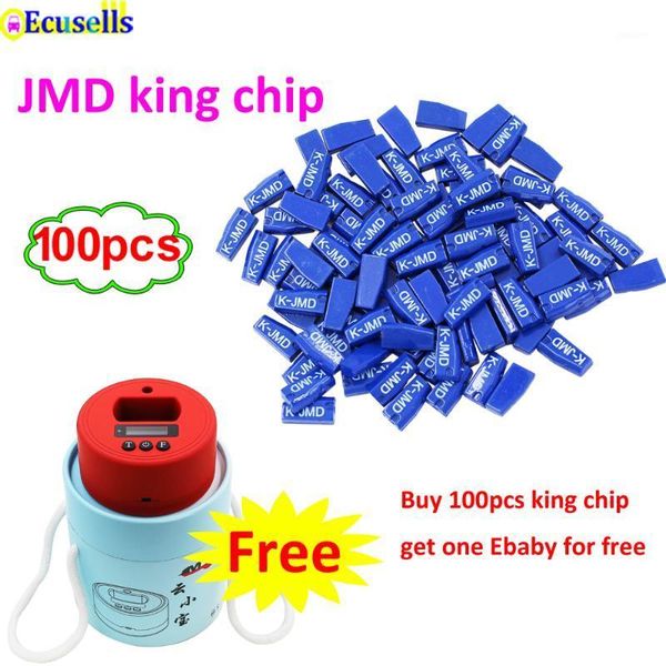 

diagnostic tools 100pcs jmd blue king chip with ebaby remote/chip generate frequency tester cloud decoding id46/4d/48/70/83 car key chip1
