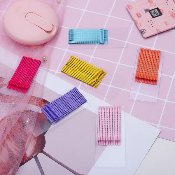 

14pcs cute hair accessories candy color clip girl's korean small fresh side high-end hair clips simple headwear bobby pin 6cm qylgrz, Black;brown