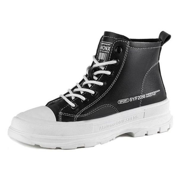 

designer riding boots women autumn and winter 2020 new all-match casual women's boots fashion platform lace-up shoes loafers, Black