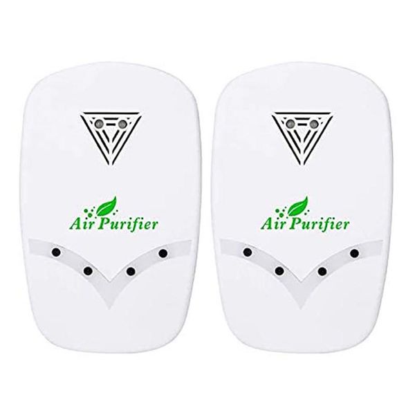 

2 pack air purifier mini air cleaner ionizers for odor allergies eliminator for pets cooking and smoke dust us plug