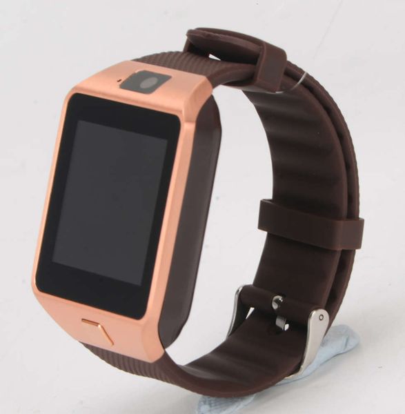 

telephone dz09 bluetooth children's smart watch watch touch screen card positioning gift watch, Slivery;brown