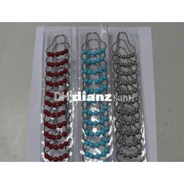 

colors acryl polished satin nickel 5 roller ball shower curtain ring sqcdlm bdenet