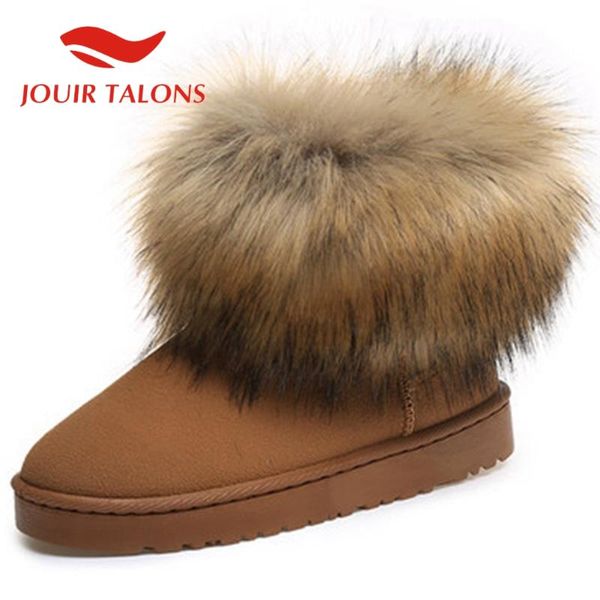 

jouir когтями обувь высокого качества большой размер 40 плюша круглый toe brand new flat с зимней ботильоны женский, Black