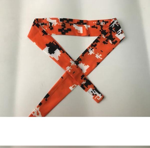 

tie digital camo headband cuba puerto rico tie back headbands sweatband moisure wicking workout excercise sport band 50 color