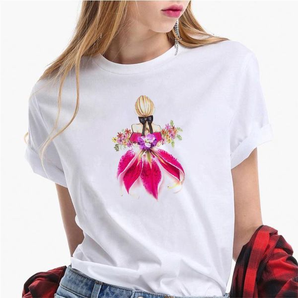 

мода милая vogue t футболки хипстер летний коротким рукавом повседневная белые футболки o-seel улавная одежда женский tee tops 2020, White