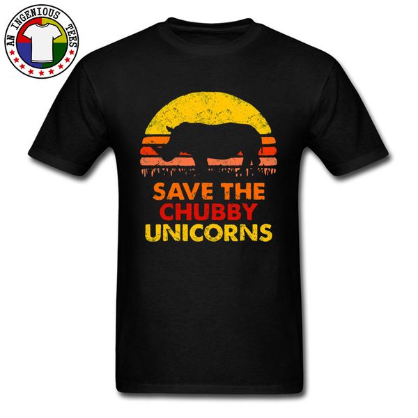 

save the chubby unicorns rhino brand fashion tees summer vintage design casual sport hooded sweatshirt hoodie men t shirt