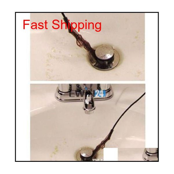 

drain sink cleaner bathroom unclog sink tub toilet snake brush hair removal tool qylvuk wphome