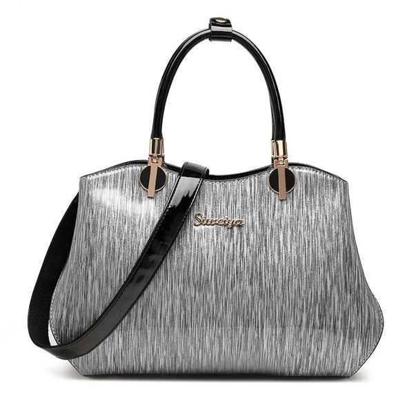 

luxury women's bag designer patent leather boston messenger bag new leather handbags fashion colorful shoulder