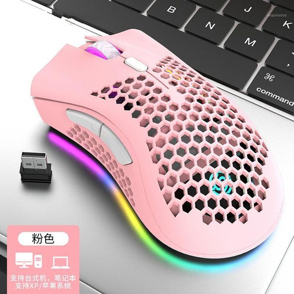 

mice 2.4g wireless viper bm600 hollow hole charging mouse gaming luminous rgb computer office 3200dpi for pc notebook1