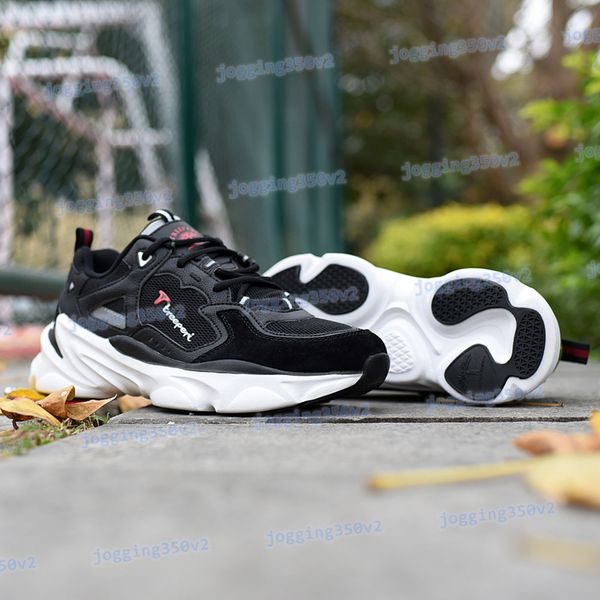

treeperi fashion chunky black white us 9.5 eur 43 for men shoes jogging sneakers