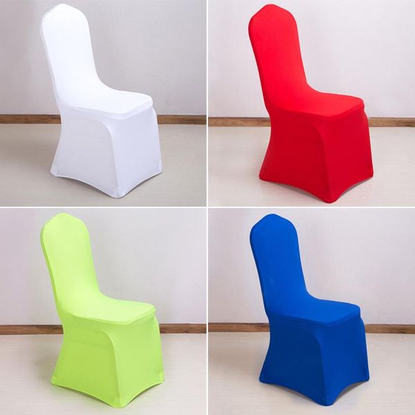 

stretch chair cover universal wedding chair sashes solid color spandex seat slipcover for party banquet protector slipcover