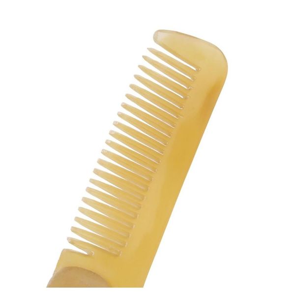 

beautifuil women ox horn fine tooth pocket folding comb all hair type qylebl bdehair, Silver