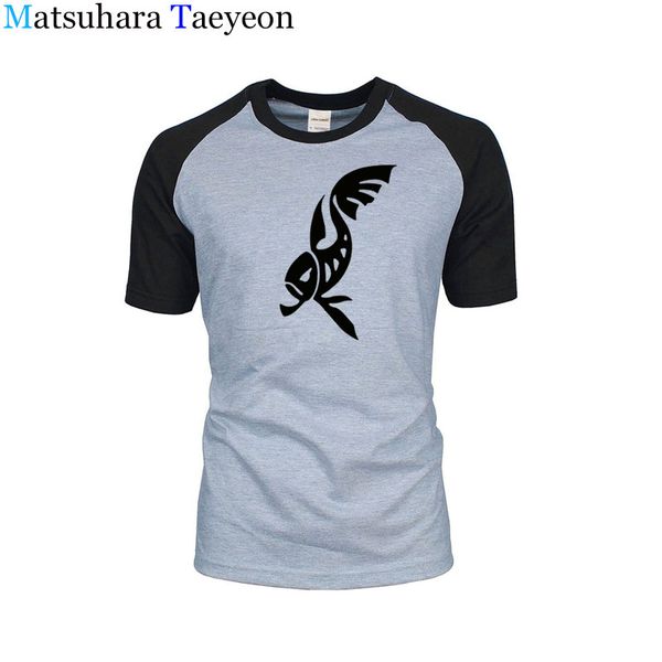 

sport matsuhara taeyeon brand koi fish creative cartoon t shirts men cotton short sleeve funny print man t-shirt tshirt harajuku