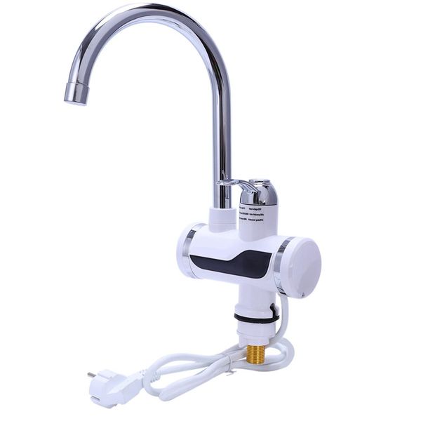 

eu plug electric kitchen water heater tap instant water faucet heater cold heating faucet tankless instantaneous water heate