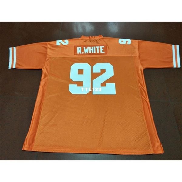 

121 tennessee volunteers #92 reggie white college jersey size s-4xl or custom any name or number jersey, Black