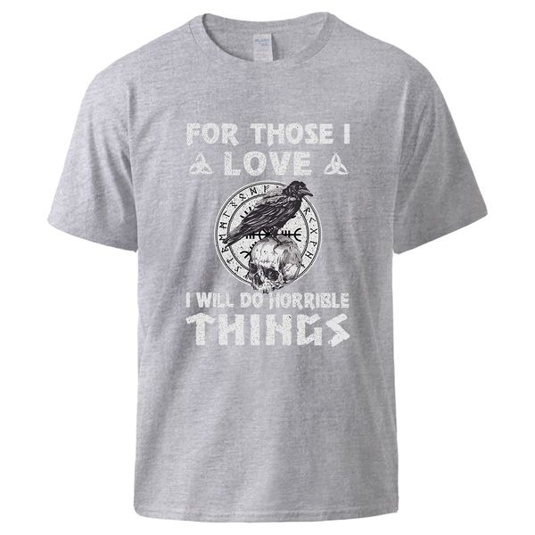 

odin vikings athelstan crow for those i love i will do horrible things summer man 2020 male sport hooded sweatshirt hoodie men t shirt