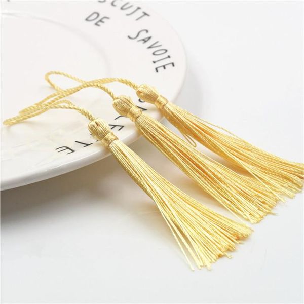 

32pcs smooth vertical tassels fringe pendant diy material color cord tassels trim home curtain decor tassels ribbon accessories h jlltzs