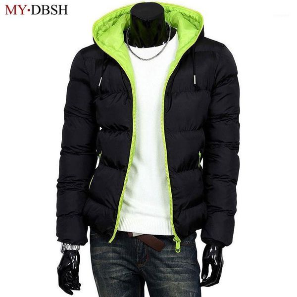 

2020 new arrival man winter autumn jacket fashion hipster hoode zipper jackets mens casual down jackets warm outwear coat parkas1, Black
