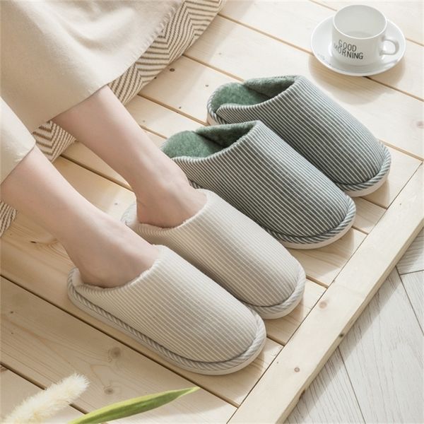 

womens winter warm slippers cotton home comfortable soft plush lining slip-on cozy house shoes indoor y201026, Black