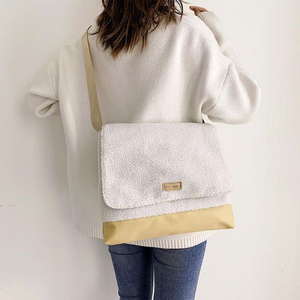 

cross body women handbags designer shoulder bag large capacity shopping totes luxury plush messenger 2021 trend