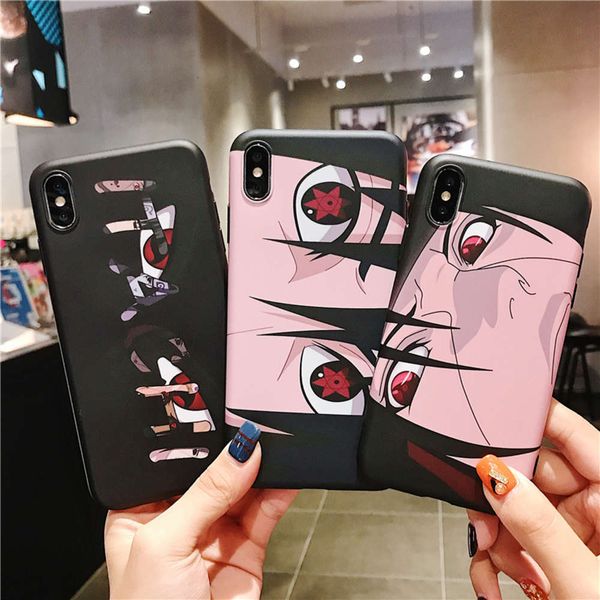 

3mobile phone cover and cartoon naruto sasuke uchiha vip 11 pro x xs max xr 678 plus, soft silicon cover zoro veet from japancf1
