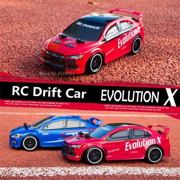 CALDO!2. RC Drift Speed car EVO Evolution X Subaru Telecomando a 4 canali Auto da corsa / H Drift Racing Car ad alta velocità LJ200918