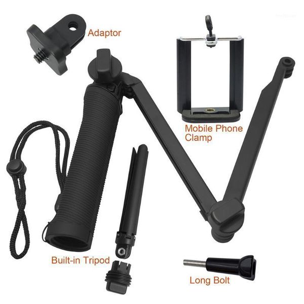 

pro 3-way arm grip monopod tripod mount for sports camera1