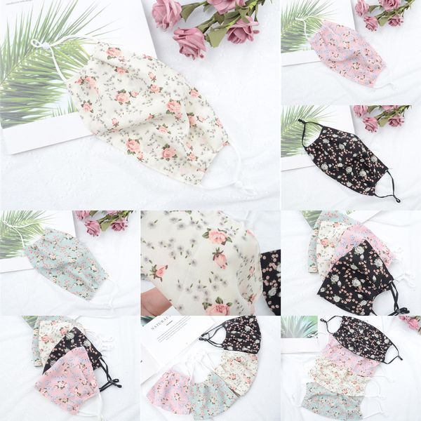 

summer chiffon thin double breathable dustproof sunscreen adjustable washable reusable mask 4 nq0fo