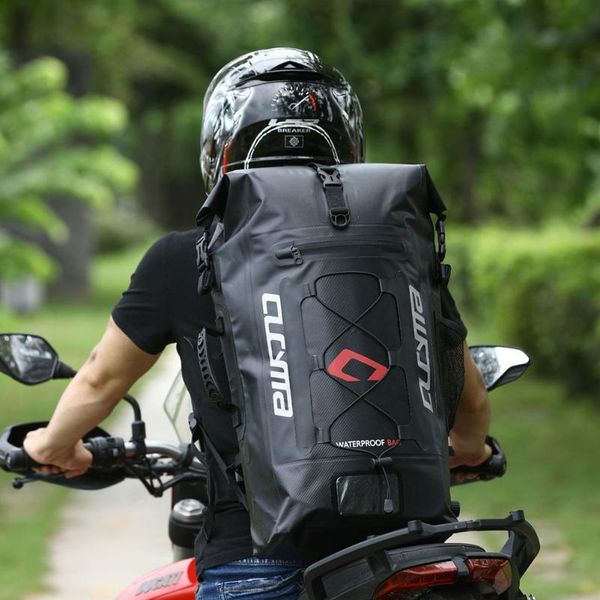 

wear resistant backpack adjustable fashion pvc waterproof outdoor motorcycle helmet with elastic rope travel sports motocross