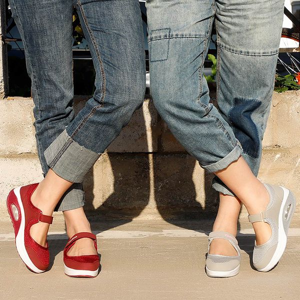 

2021 new summer mesh flat loafers woman casual breathable slip on fabric sneakers shoes women mary jane shoe rde4, Black
