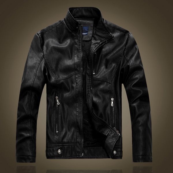 

2021 new faux tag jackets of winter men fresh outerwear leather jacket quality 324 bco7, Black