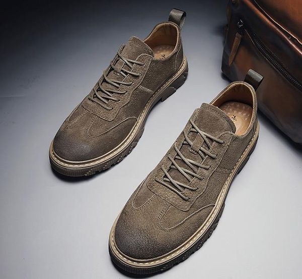 

men's shoes winter 2020 new men's casual shoes trend wild autumn tide, Black