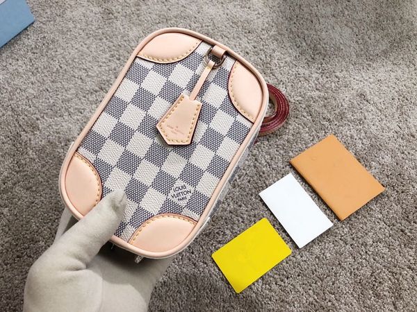 

2020 fashion handbag men women shoulder bag storage multi-capacity messenger bag wallet travel backpack waist bags belt bag d62, Black