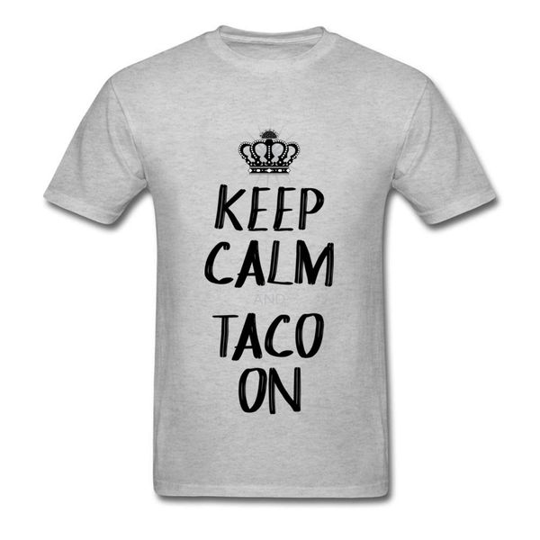 

keep calm taco on casual short sleeve new arrival round neck all shirts for new year day sport hooded sweatshirt hoodie t shirt
