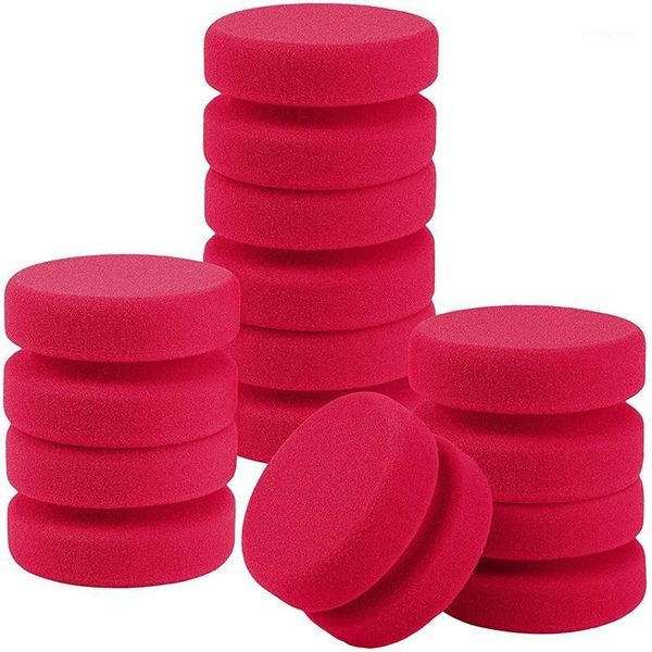 

gift sets 8 pack paint sponge applicator detail round wax tire shine (red)1