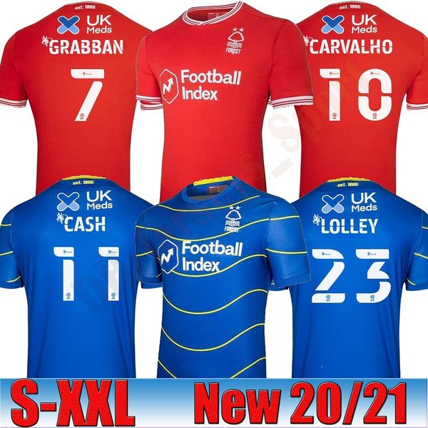

20 21 nottingham forest soccer jerseys lolley grabban 2020 2021 watson cash football shirt silva ameobi men+kids kit uniforms, Black;yellow