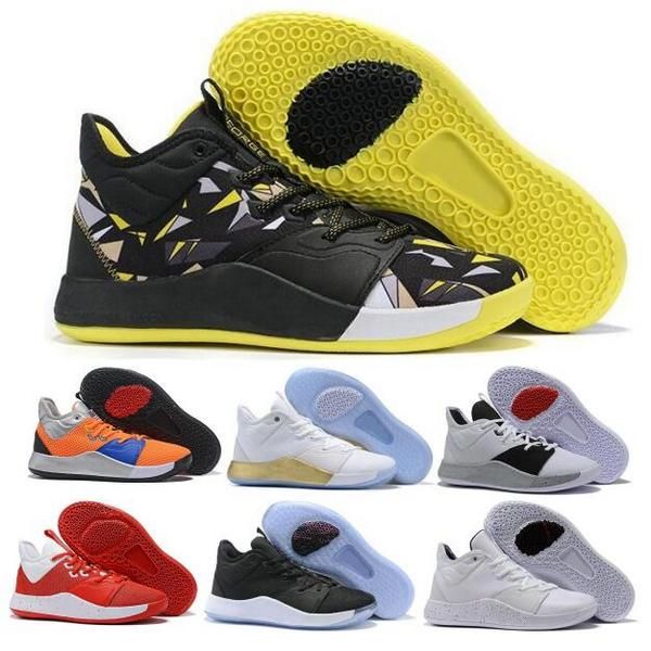 

pg 3 mens basketball shoes paul george pe pg3 3s mentality nasa 50th white moon paulette iii man athletic sneakers size us7-12